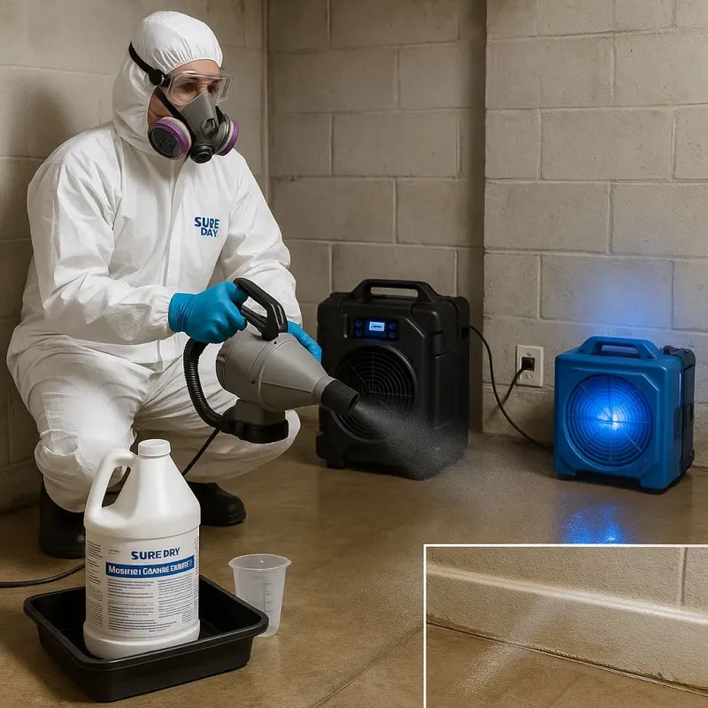 Sanitization and Odor Removal process in Shinnston, WV